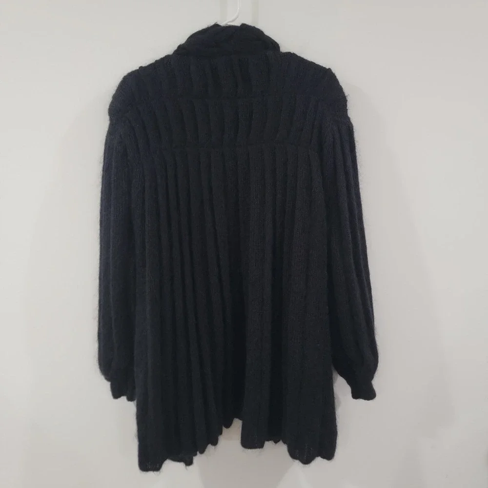 Nina Austin Womens Mohair Jacket Size Small Beaded Embroidered Indie‎ Maximalism